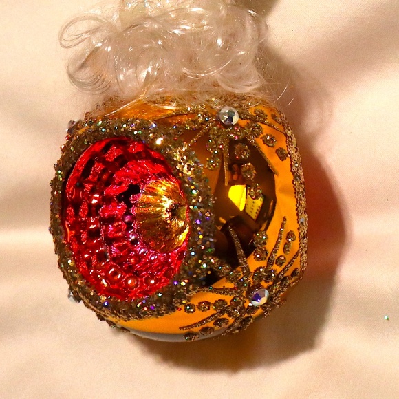 CHRISTOPHER RADKO Ornament King HEARTFULLY YOURS 3 Reflector Angel CLASSIC STYLE - Picture 3 of 5